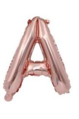 40 Inç 100 Cm Rose Gold Folyo Harf Balon A