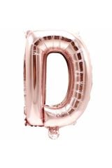40 Inç 100 Cm Rose Gold Folyo Harf Balon E
