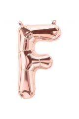40 Inç 100 Cm Rose Gold Folyo Harf Balon F