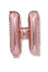 40 Inç 100 Cm Rose Gold Folyo Harf Balon H