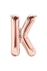 40 Inç 100 Cm Rose Gold Folyo Harf Balon K