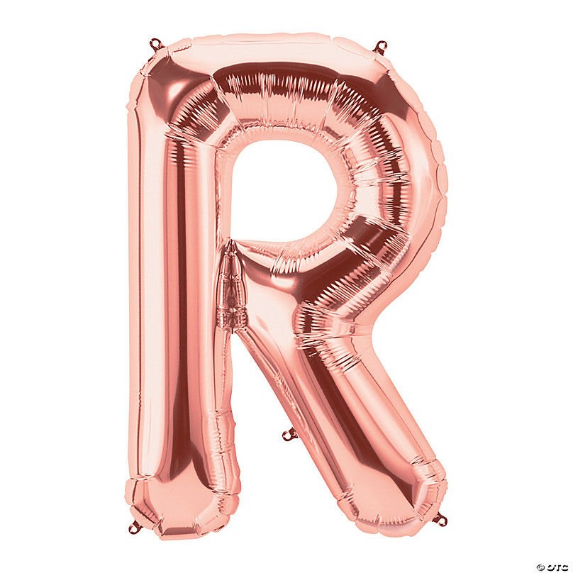 40 Inç 100 Cm Rose Gold Folyo Harf Balon R