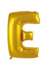 40 Inç 100 Cm Altın Folyo Harf Balon E