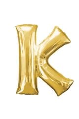 40 Inç 100 Cm Altın Folyo Harf Balon K