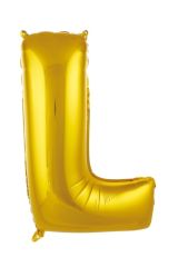 40 Inç 100 Cm Altın Folyo Harf Balon L