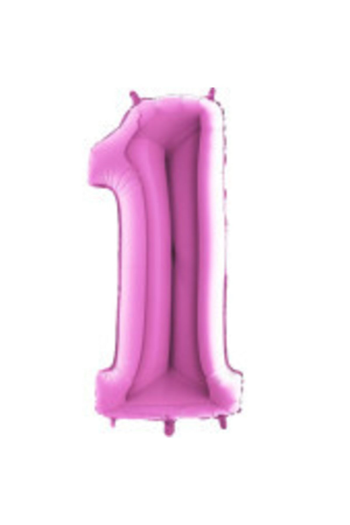 40 Inç 100 Cm Pembe Folyo Rakam Balon 1