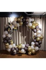 Krom Gold Çikolata Kahve Ve Beyaz Balon Zinciri 100 Adet