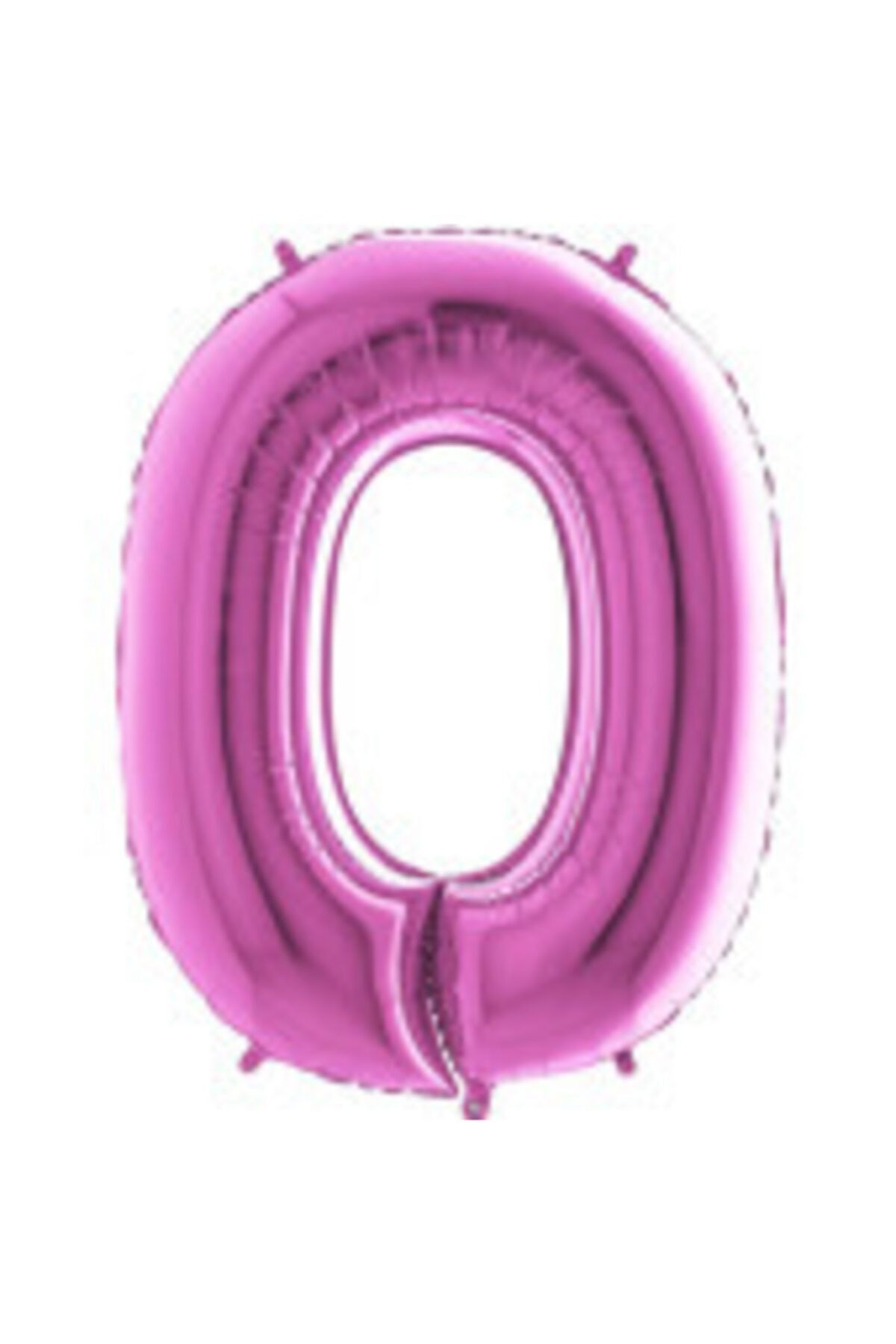 40 Inç 100 Cm Pembe Folyo Rakam Balon 0
