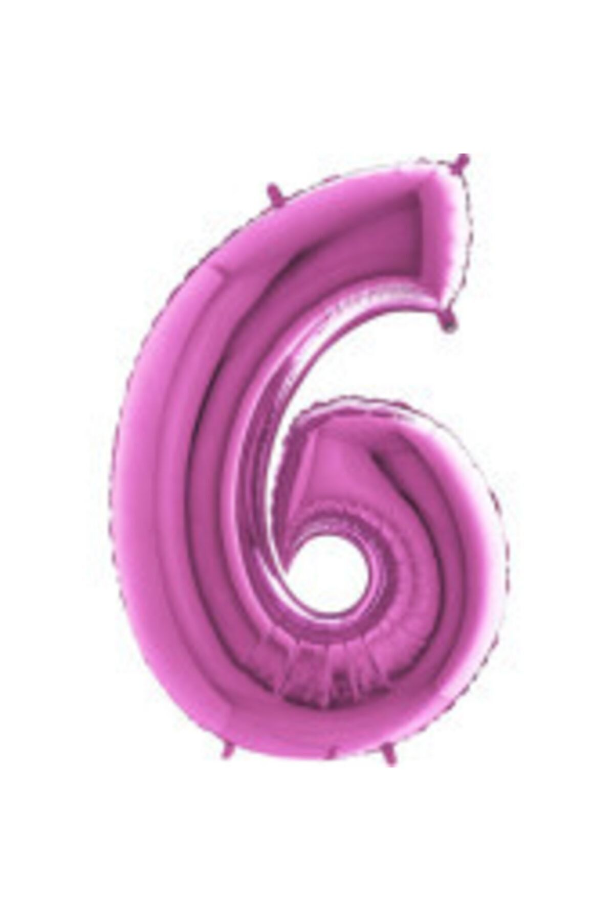 40 Inç 100 Cm Pembe Folyo Rakam Balon 6