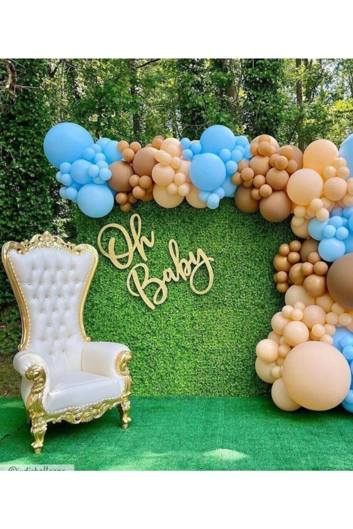 Pastel Balon Zinciri Görsel Temsilidir 100 Adet