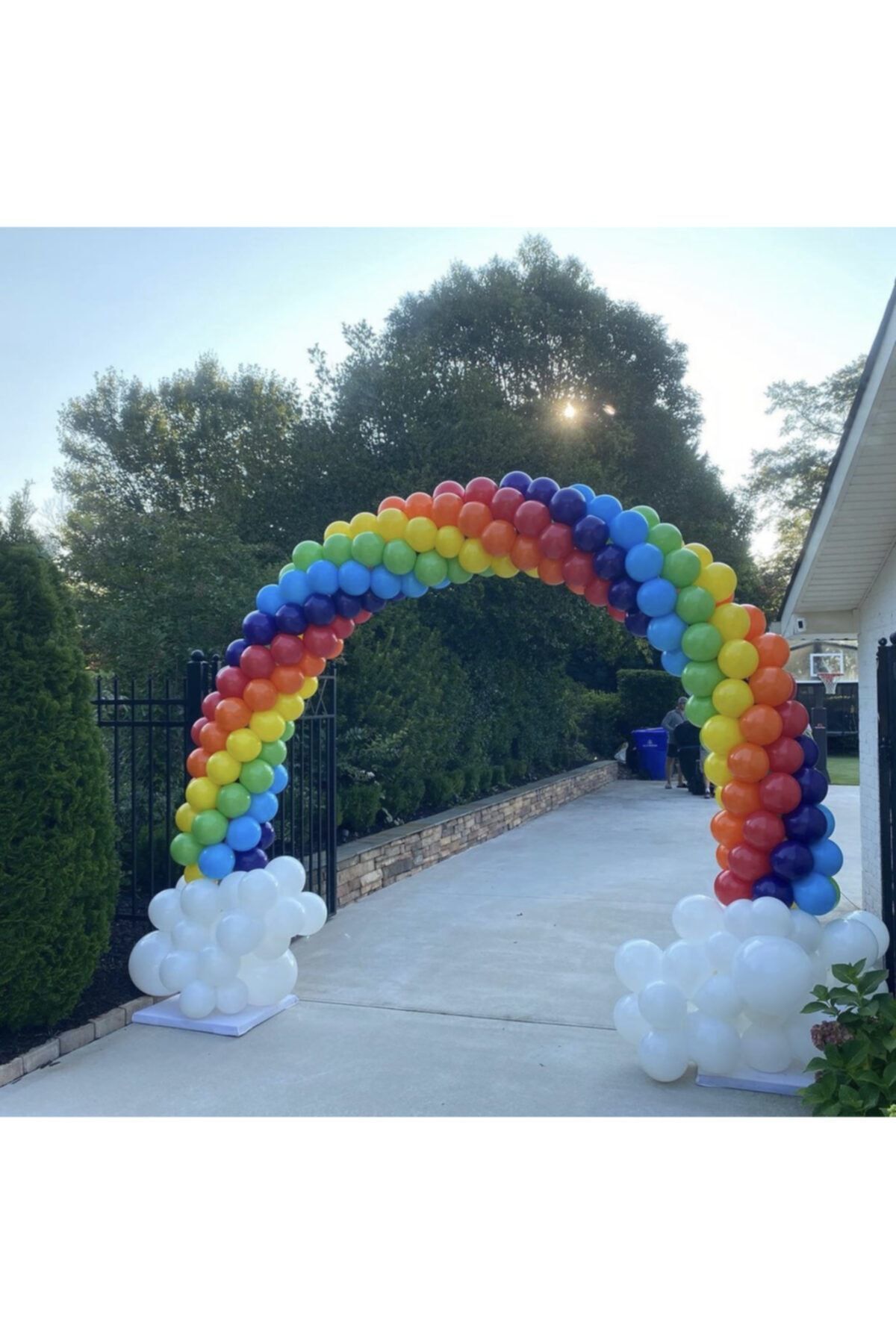 Gökkuşağı Rainbow Balon Zinciri 100 Adet