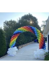 Gökkuşağı Rainbow Balon Zinciri 100 Adet