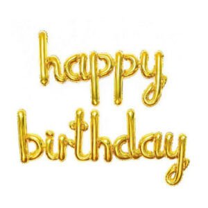 Happy Birthday İmza Gold
