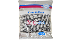 5'' KROM BALON SILVER 100'LÜ