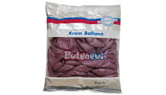 12'' KROM BALON PEMBE 50'Lİ