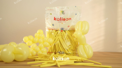 MAKARON SARI SOSİS BALON 100 ADET