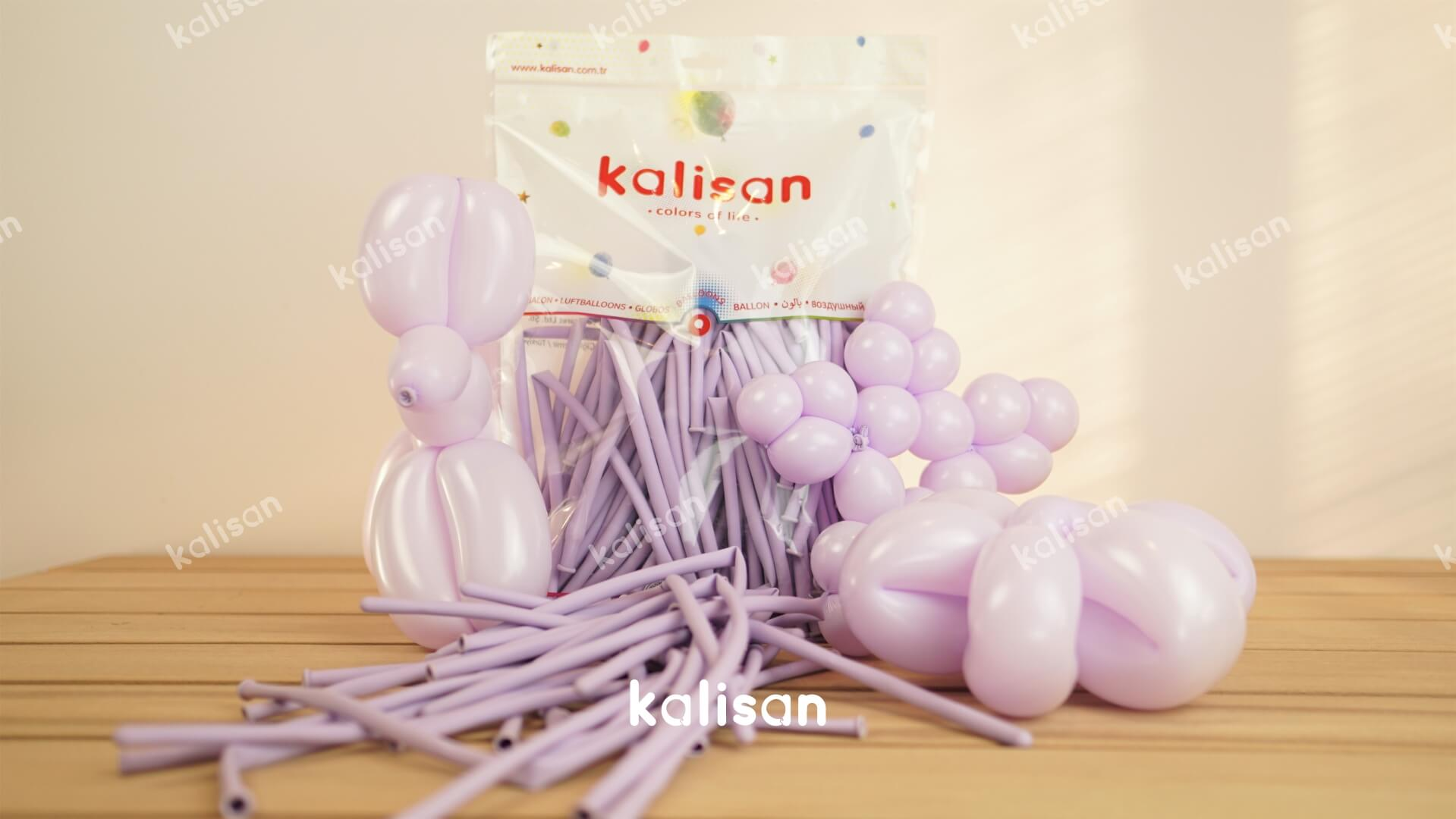 MAKARON LİLA SOSİS BALON 100 ADET