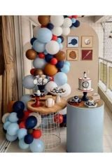 Pastel Balon Konsept Zincir Balon Zinciri