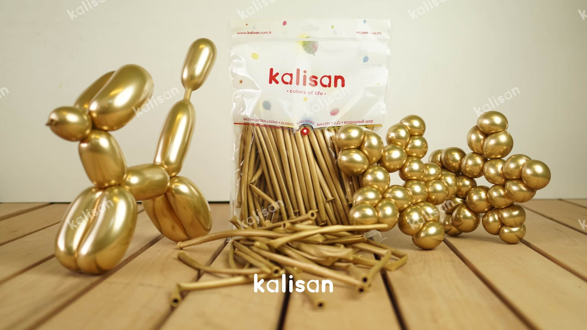 KROM SOSİS BALON 50 Lİ ALTIN