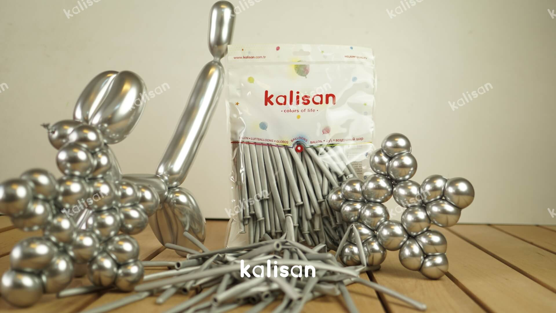 KROM SOSİS BALON 50 Lİ GÜMÜŞ