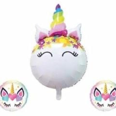 Eyelash Flower Unicorn 3’lü Set