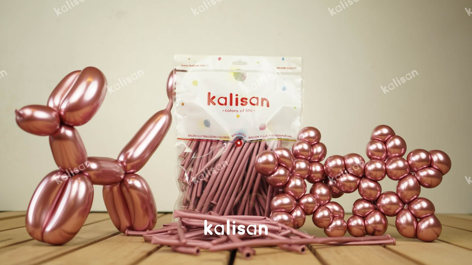 KROM SOSİS BALON 50 Lİ PEMBE