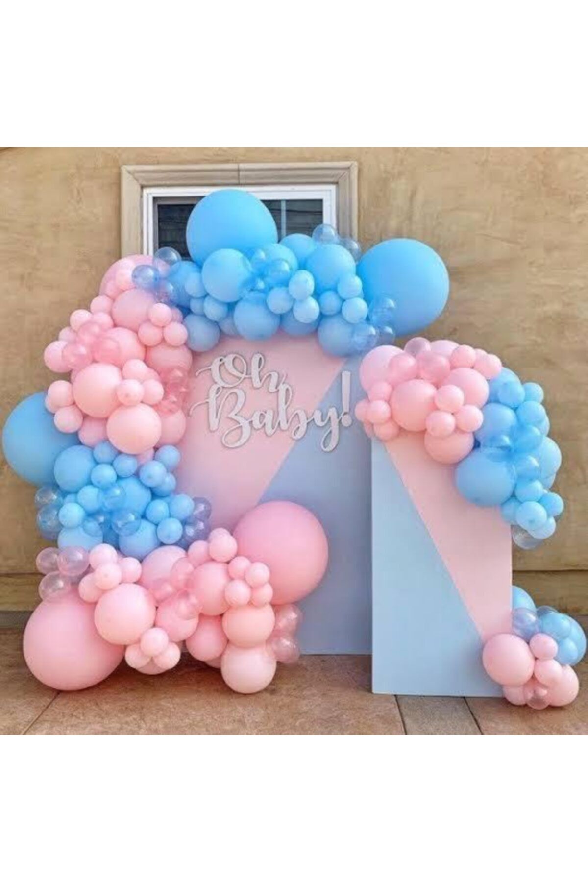 Cinsiyet Belirleme Balonları Toplam 100 Adet Balon Ve Balon Zinciri