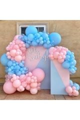 Cinsiyet Belirleme Balonları Toplam 100 Adet Balon Ve Balon Zinciri