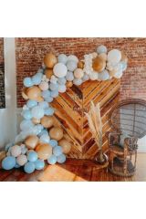 Pastel Balon Konsept Zincir Balon Zincir