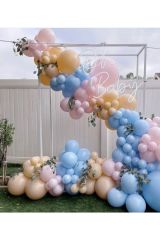 Soft Pastel Balon Renkleri Balon Zincir