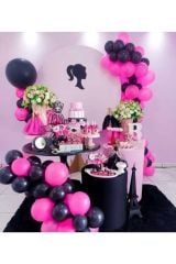 Pastel Ve Fuşya Balon Zinciri 100 Adet