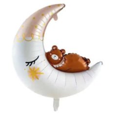 Ayılı Ay Folyo Balon 5193
