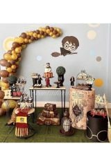 Metalik Gold Ve Pastel Kahverengi Balon Zinciri 100 Adet