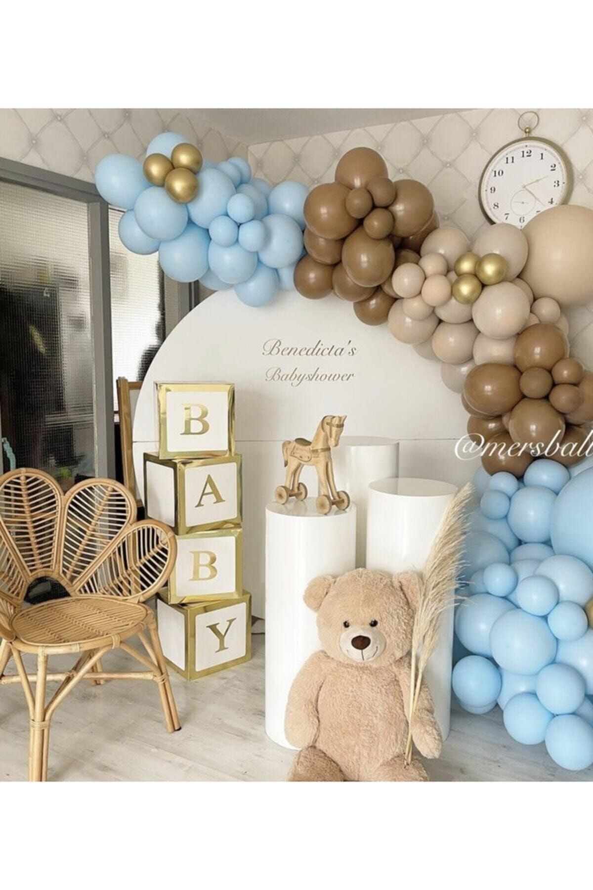 105 Adet Pastel Özel Gün Konsept Balon Zinciri