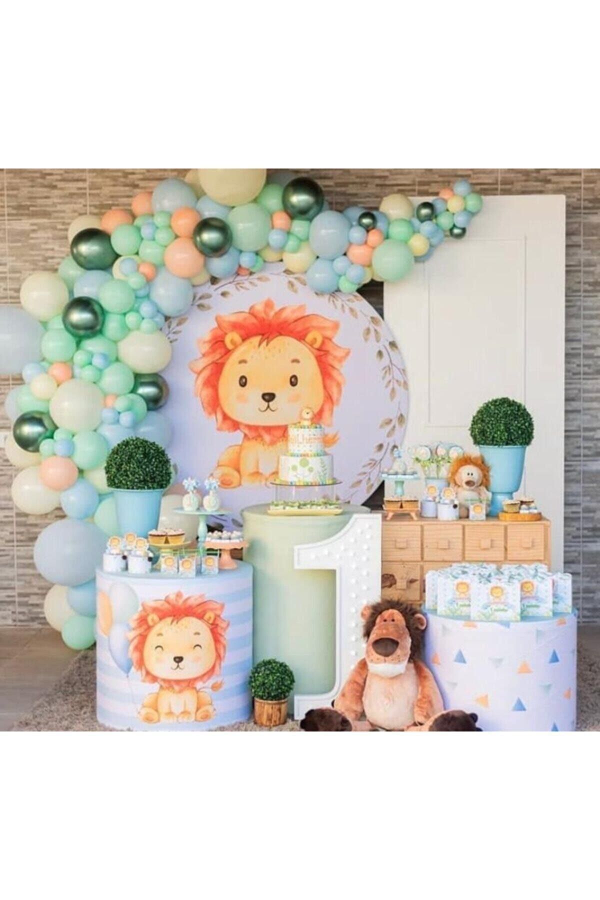 Aslan Konsept Pastel Balon Zincir