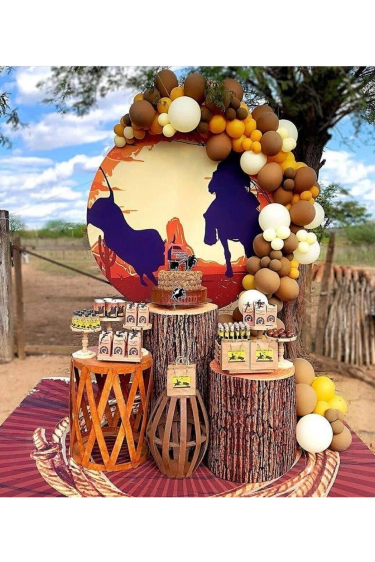 At Konsept Pastel Balon Zincir