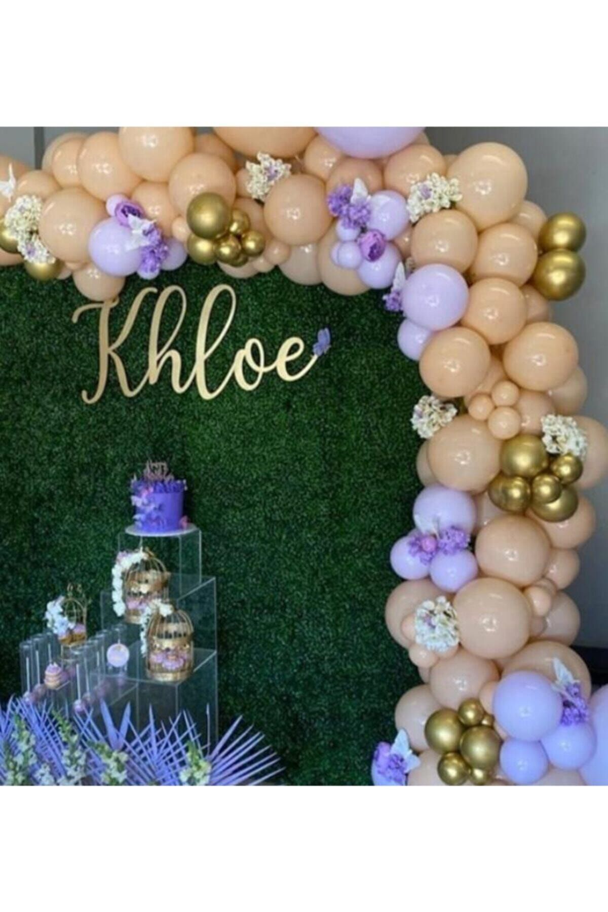 Pastel Balon Özel Gün Balon Zinciri