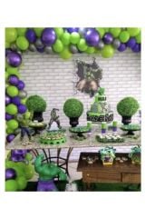 Hulk Konsept Balon Zincir Set