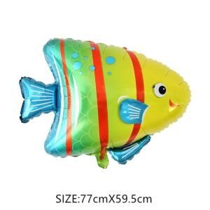 Çizgili Balık Folyo Balon 4059