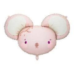 Pembe Fare Folyo Balon 5667