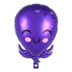 Mor Ahtapot Folyo Balon