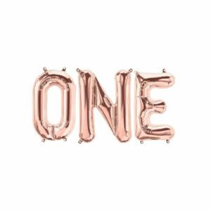One Rose Gold Folyo Balon