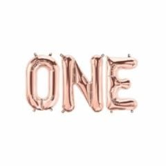 One Rose Gold Folyo Balon