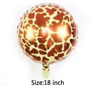 18” Zürafa Çizgili Folyo Balon 4158