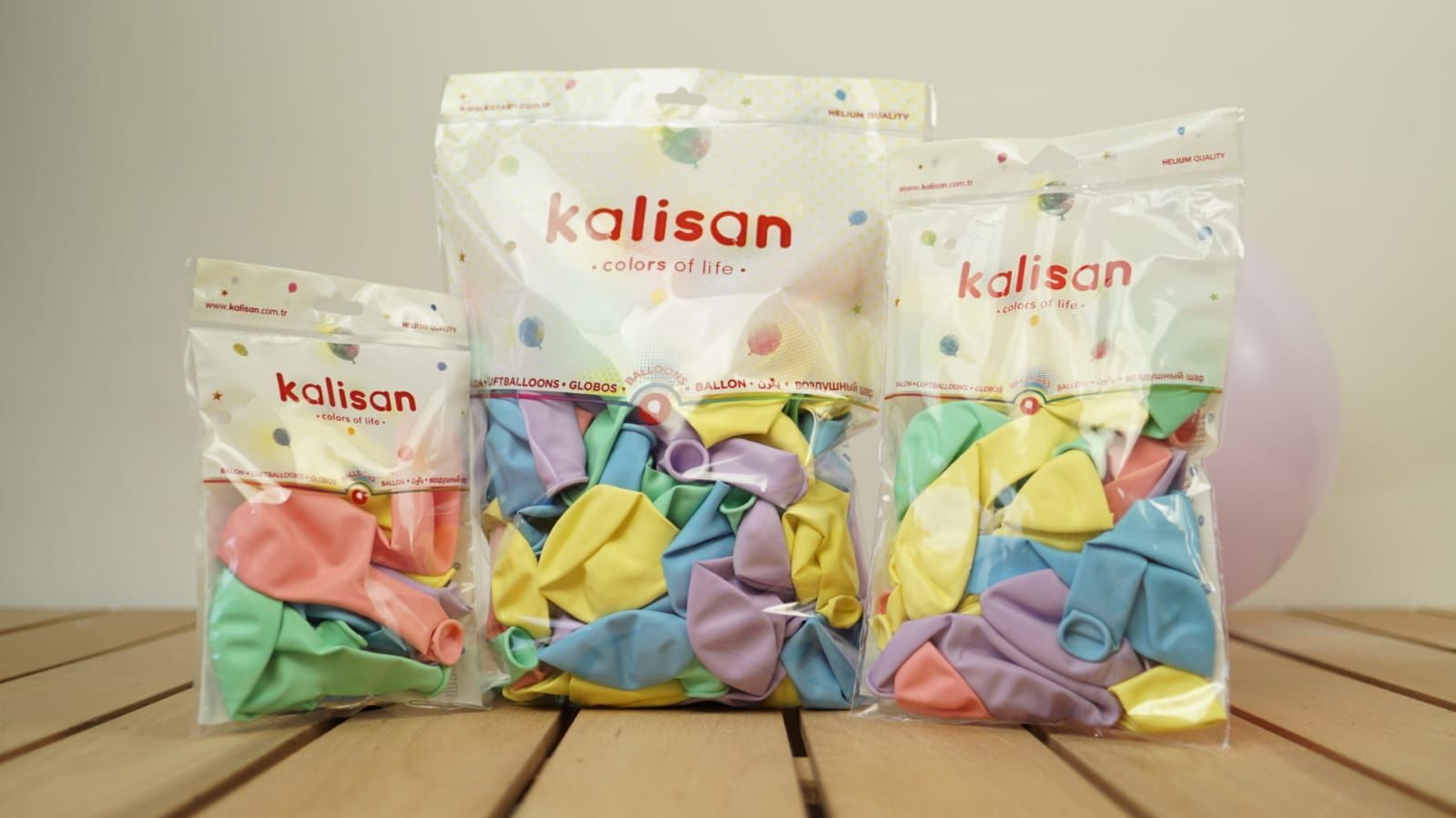 18'' Makaron Balon Karışık 5 li Paket