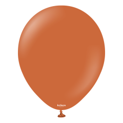 18'' Retro Balon Yanık Turuncu 5 li Paket