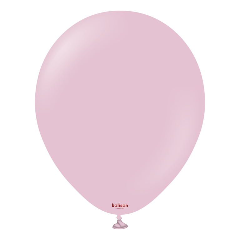 18'' Retro Balon Toz Pembe 5 li Paket