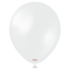 12'' Metalik Beyaz Balon 50 Adet