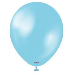 12'' Metalik Mavi Balon 50 Adet