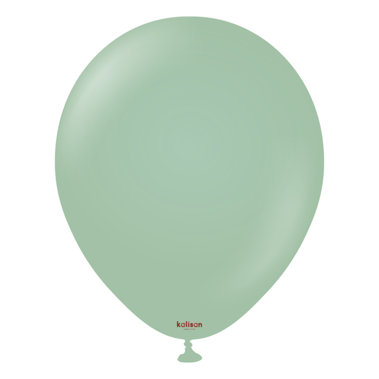18'' Retro Balon Kış Yeşili 5 li Paket